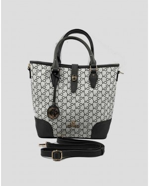 Prestige White with gray COMICCI monogram